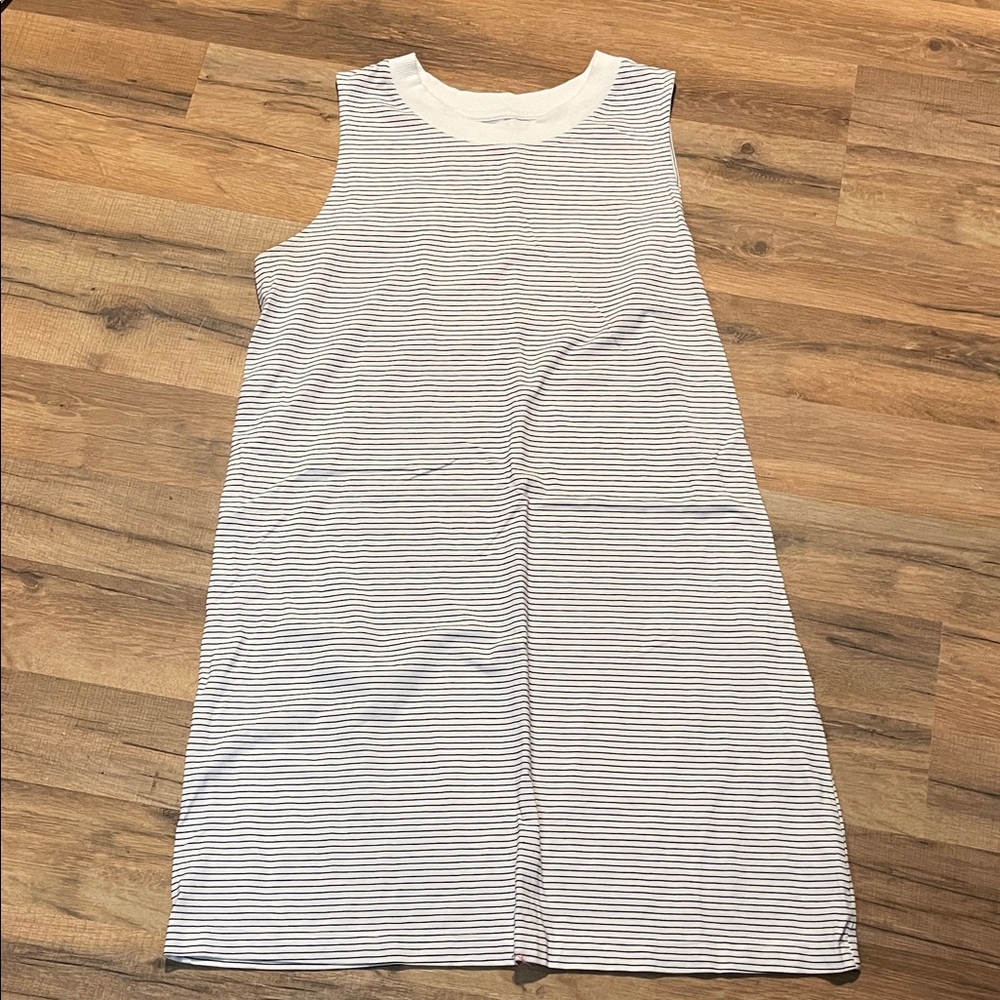 A New Day Black and White Striped Top